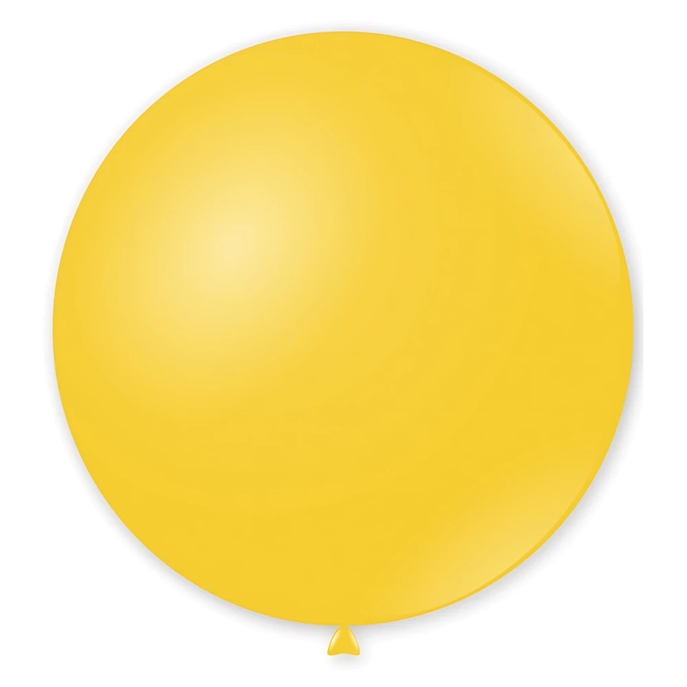 Palloncini classic line pastello 72" (180cm) giallo 11, 1pz.