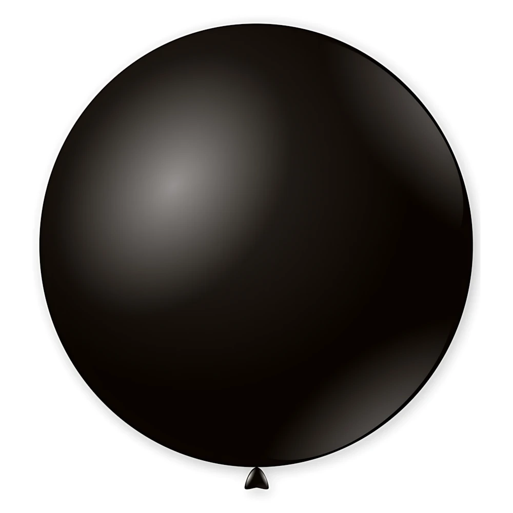 Palloncini classic line pastello 72" (180cm) nero 15, 1pz.