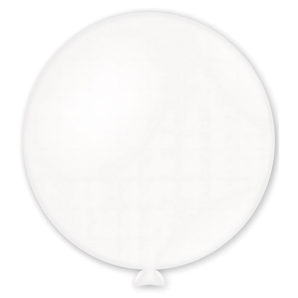 Palloncini classic line pastello 72" (180cm) bianco 10, 1pz.