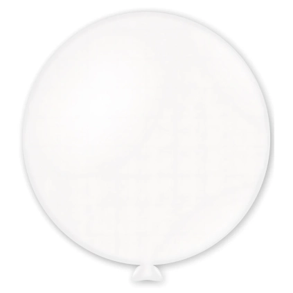 Palloncini classic line pastello 72" (180cm) bianco 10, 1pz.