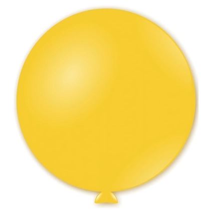 Palloncini classic line pastello 72" (180cm) giallo 11, 1pz.