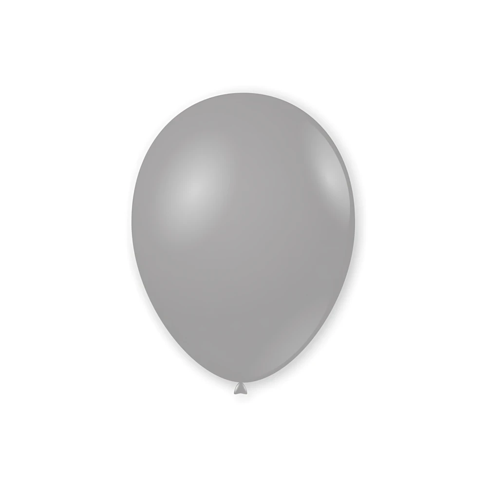 Palloncini classic line pastello 10" (26cm) grigio 17, 100pz.
