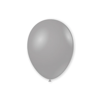 Palloncini classic line pastello 10" (26cm) grigio 17, 100pz.