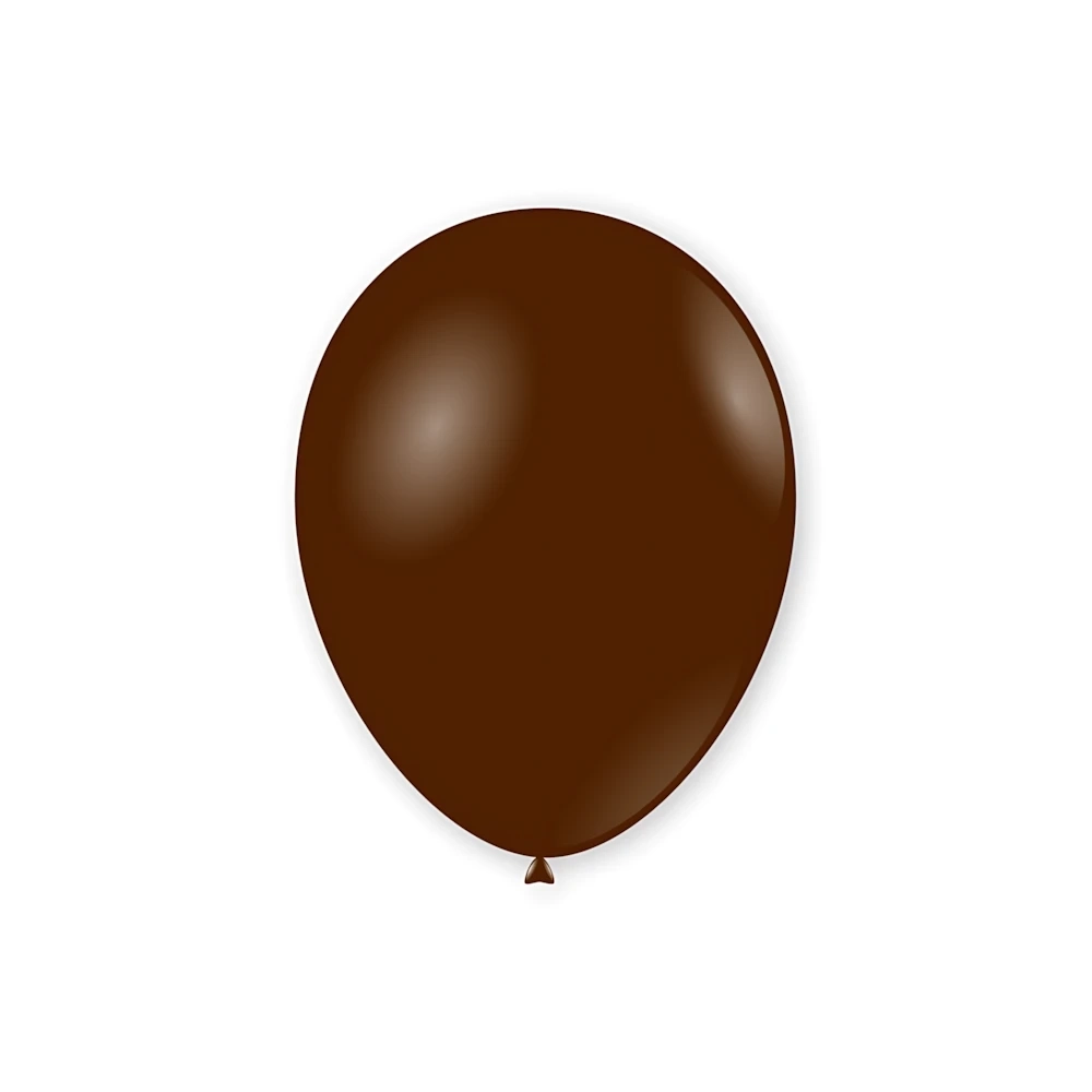 Palloncini classic line pastello 10" (26cm) marrone 31, 100pz.