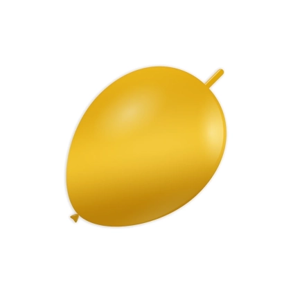Palloncini link classic line metallizzati 13" (33cm) giallo 64, 100pz.