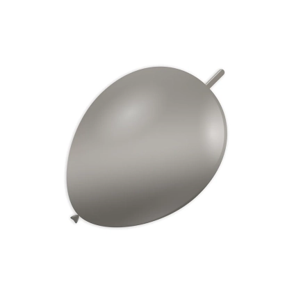 Palloncini link classic line metallizzati 13" (33cm) argento 68, 100pz.