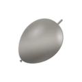 Palloncini link classic line metallizzati 13" (33cm) argento 68, 100pz.