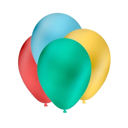 Palloncini classic line metallizzati 12" (30cm) assortiti, 100pz.