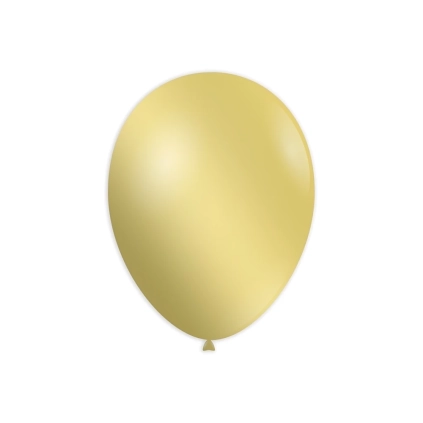 Palloncini classic line metallizzati 12" (30cm) mostarda 65, 100pz.