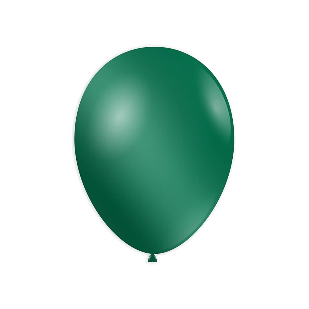 Palloncini classic line metallizzati 13" (33cm) verde 55, 100pz.