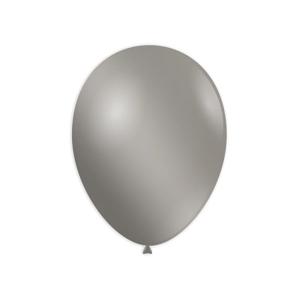 Palloncini classic line metallizzati 13" (33cm) argento 68, 100pz.