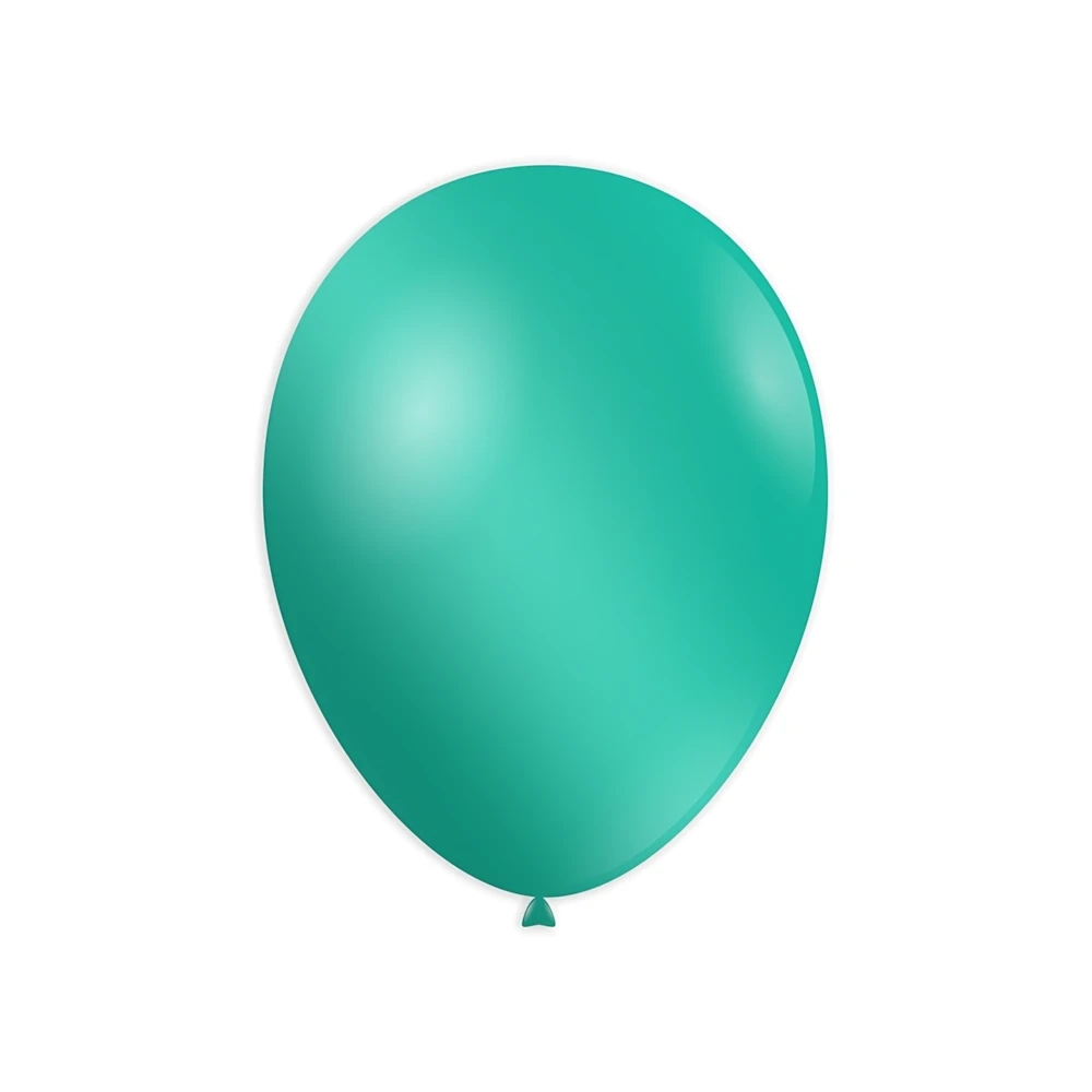 Palloncini classic line metallizzati 13" (33cm) acquamarina 75, 100pz.