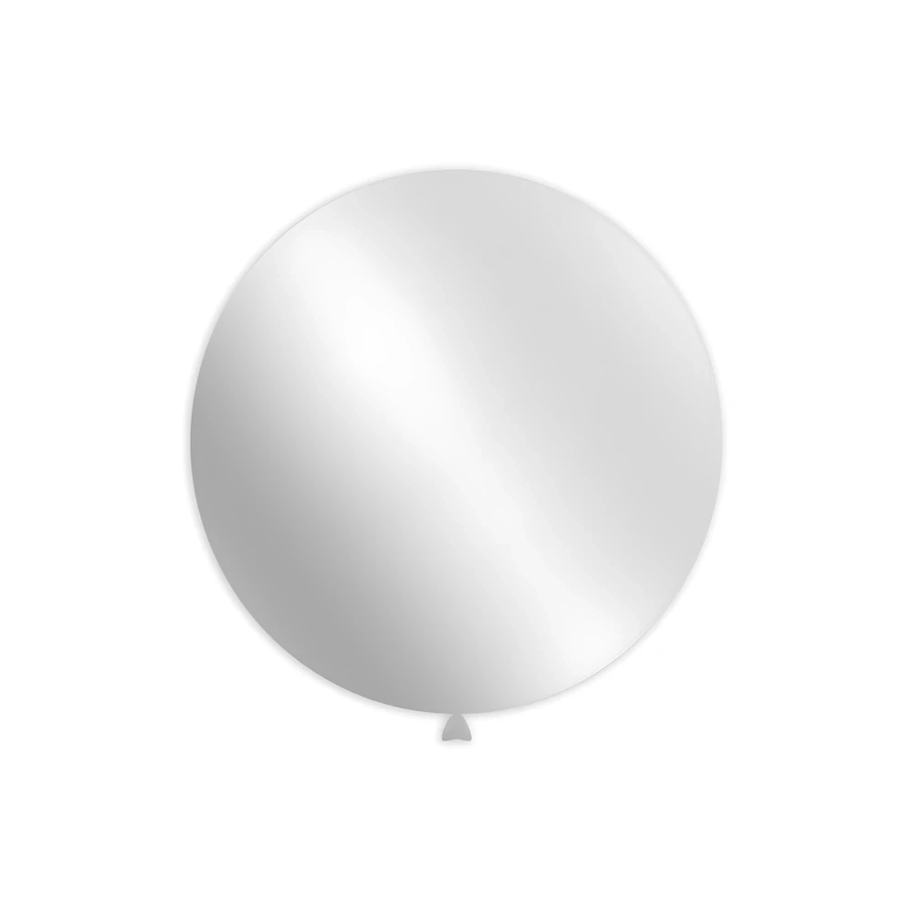 Palloncini classic line metallizzati 15" (38cm) bianco 62, 50pz.