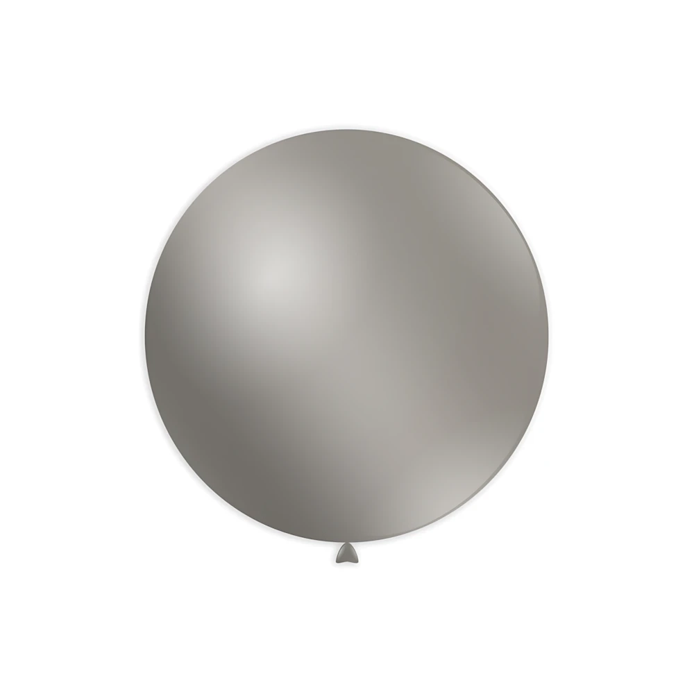 Palloncini classic line metallizzati 15" (38cm) argento 68, 50pz.