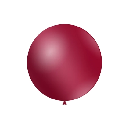 Palloncini classic line metallizzati 15" (38cm) bordò melograno 76, 50pz.