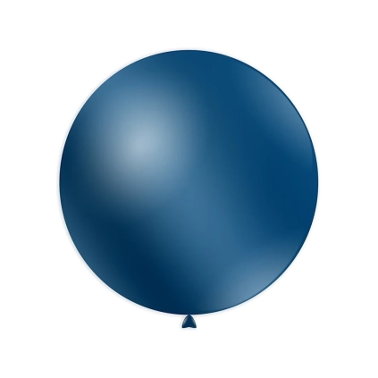 Palloncini classic line metallizzati 33" (86cm) blu 54, 1pz.