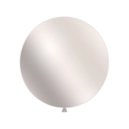 Palloncini classic line metallizzati 33" (86cm) perla 60, 1pz.