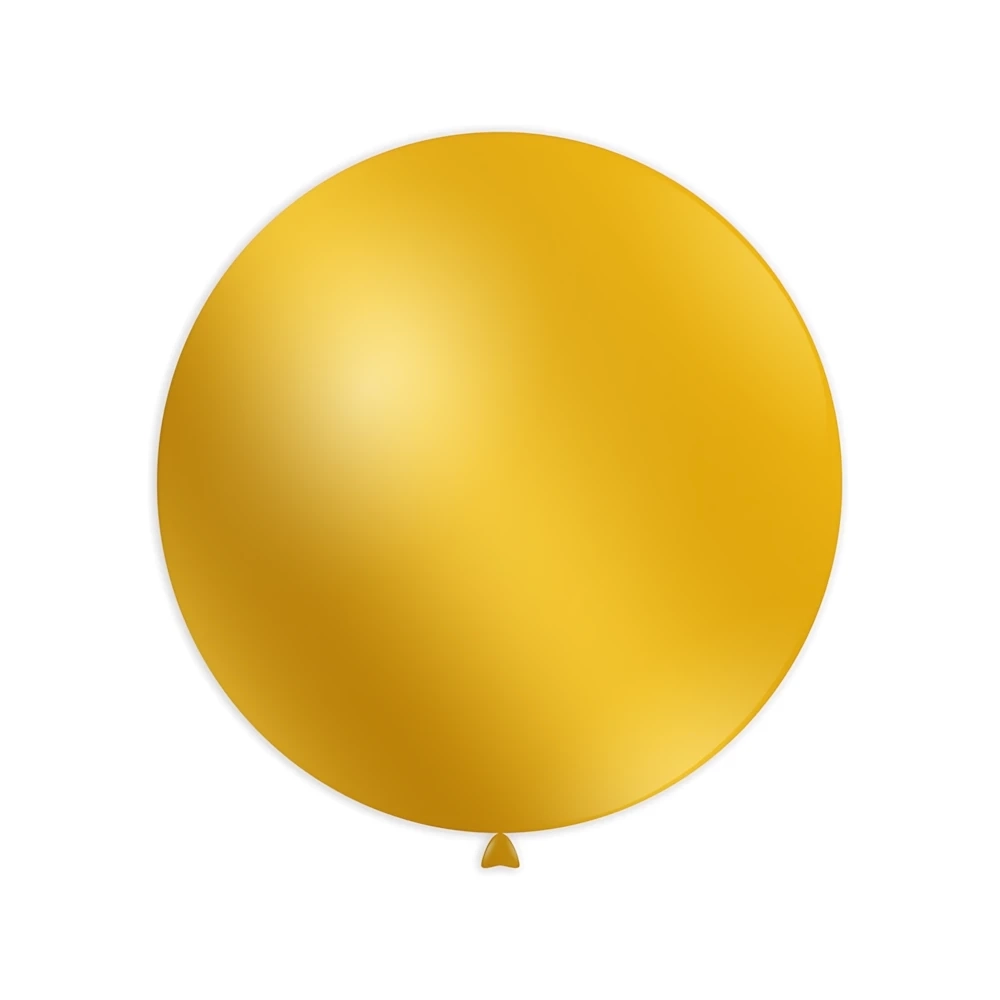 Palloncini classic line metallizzati 33" (86cm) giallo 64, 1pz.