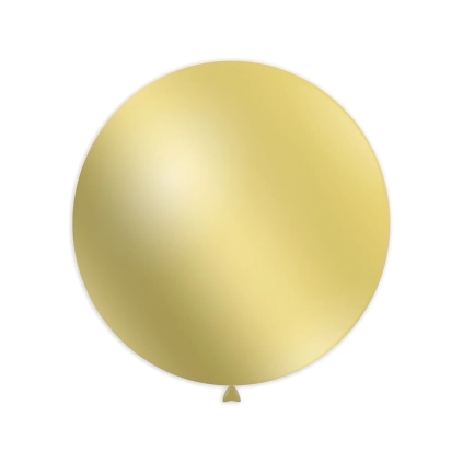 Palloncini classic line metallizzati 33" (86cm) mostarda 65, 1pz.
