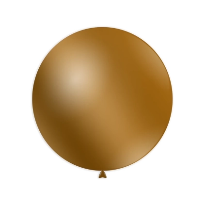 Palloncini classic line metallizzati 33" (86cm) oro 66, 1pz.