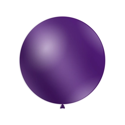 Palloncini classic line metallizzati 33" (86cm) viola 72, 1pz.