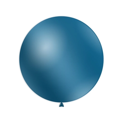 Palloncini classic line metallizzati 33" (86cm) blu 82, 1pz.