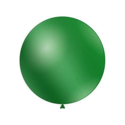 Palloncini classic line metallizzati 33" (86cm) verde 86, 1pz.