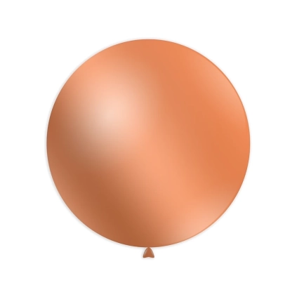 Palloncini classic line metallizzati 33" (86cm) salmone 87, 1pz.