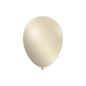 Palloncini classic line metallizzati 10" (26cm) avorio 38, 100pz.