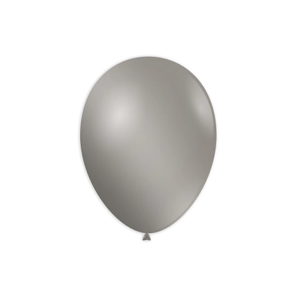 Palloncini classic line metallizzati 10" (26cm) argento 68, 100pz.
