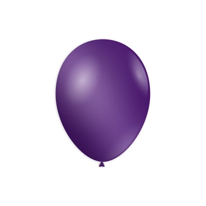Palloncini classic line metallizzati 10" (26cm) viola 72, 100pz.