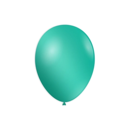 Palloncini classic line metallizzati 10" (26cm) acquamarina 75, 100pz.