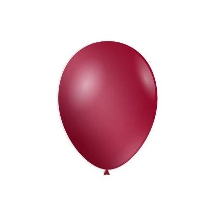 Palloncini classic line metallizzati 10" (26cm) bordò melograno 76, 100pz.
