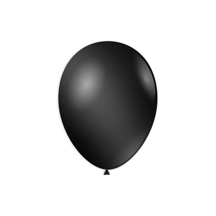 Palloncini classic line metallizzati 10" (26cm) nero 79, 100pz.