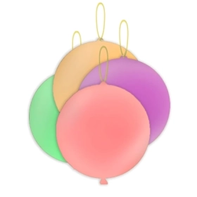 Palloncini punchball classic line fluo 18" (46cm) assortiti, 50pz.
