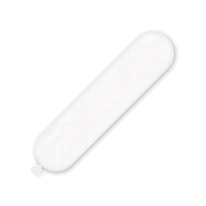 Palloncini zeppelin classic line pastello 42x170x130cm bianco 10, 1pz.