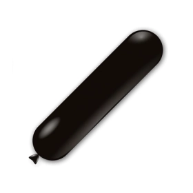 Palloncini zeppelin classic line pastello 42x170x130cm nero 15, 1pz.