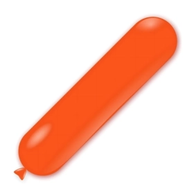 Palloncini zeppelin classic line pastello 53x250x160cm arancio 14, 1pz.