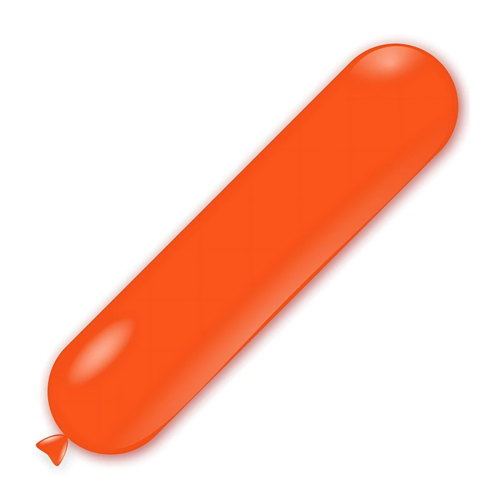 Palloncini zeppelin classic line pastello 53x250x160cm arancio 14, 1pz.