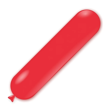 Palloncini zeppelin classic line pastello 53x250x160cm rosso 19, 1pz.
