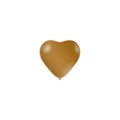 Palloncini cuore classic line metallizzati 5" (13cm) oro 66, 100pz.