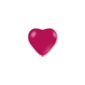 Palloncini cuore classic line pastello 5" (13cm) fucsia 07, 100pz.