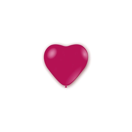 Palloncini cuore classic line pastello 5" (13cm) fucsia 07, 100pz.