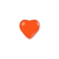 Palloncini cuore classic line pastello 5" (13cm) arancio 14, 100pz.