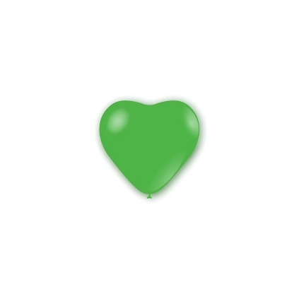 Palloncini cuore classic line pastello 5" (13cm) verde 22, 100pz.