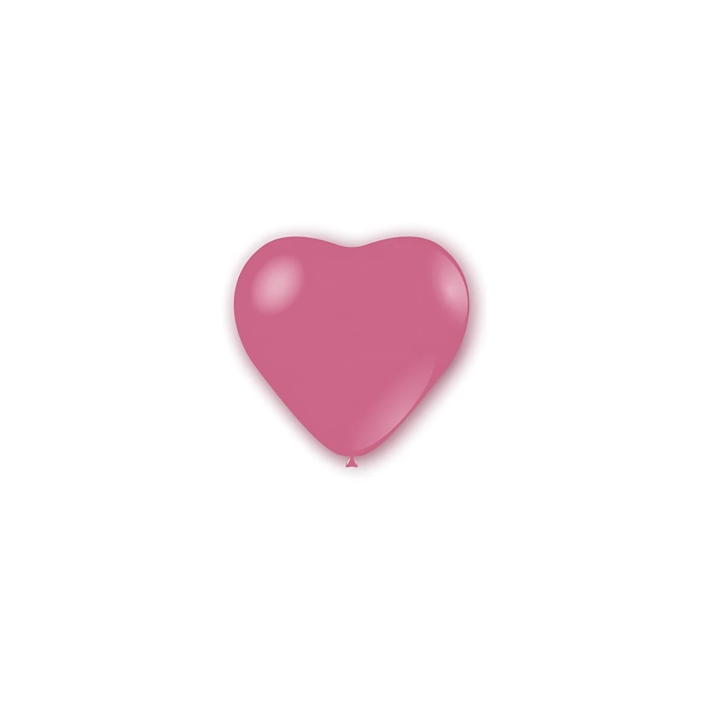 Palloncini cuore classic line pastello 5" (13cm) rosa 26, 100pz.