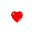 Palloncini cuore classic line pastello 5" (13cm) rosso 28, 100pz.