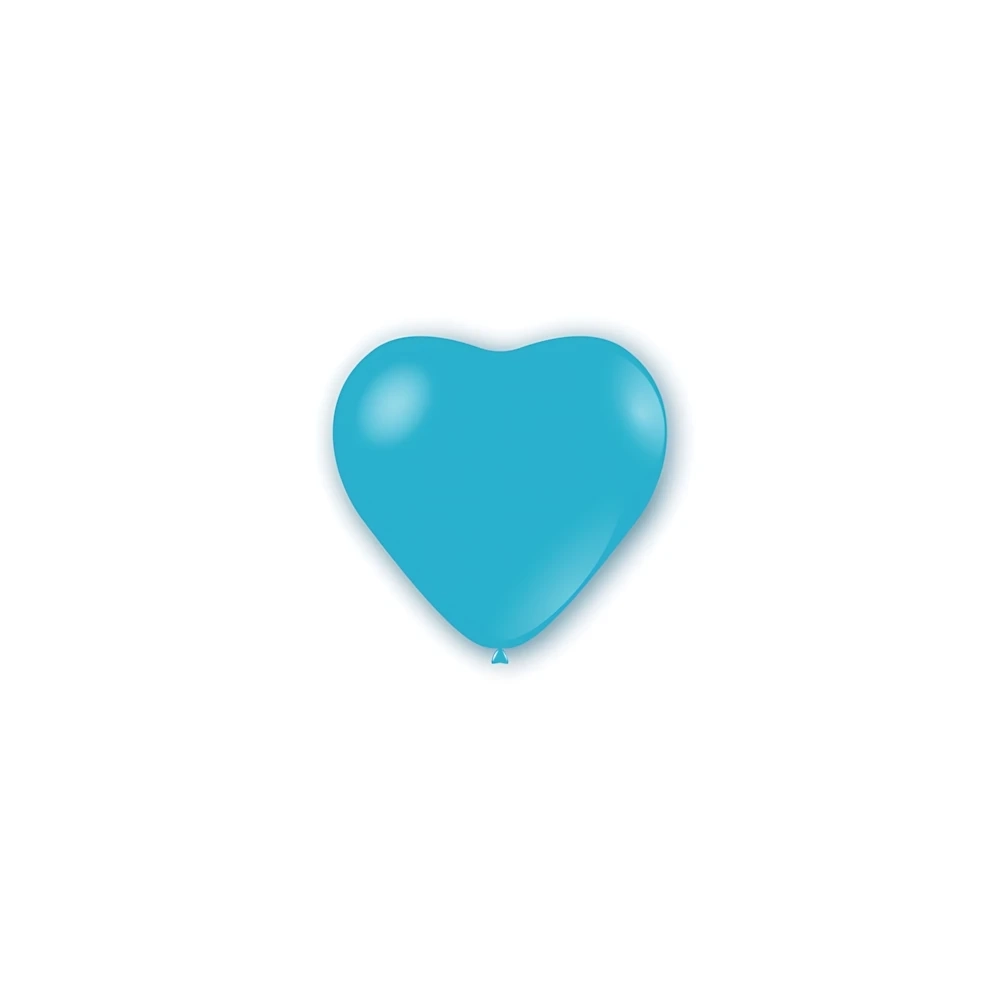 Palloncini cuore classic line pastello 5" (13cm) celeste 46, 100pz.