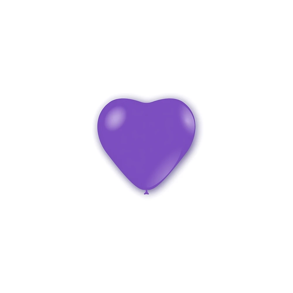 Palloncini cuore classic line pastello 5" (13cm) lavanda 49, 100pz.