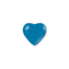 Palloncini cuore classic line pastello 5" (13cm) blu 52, 100pz.